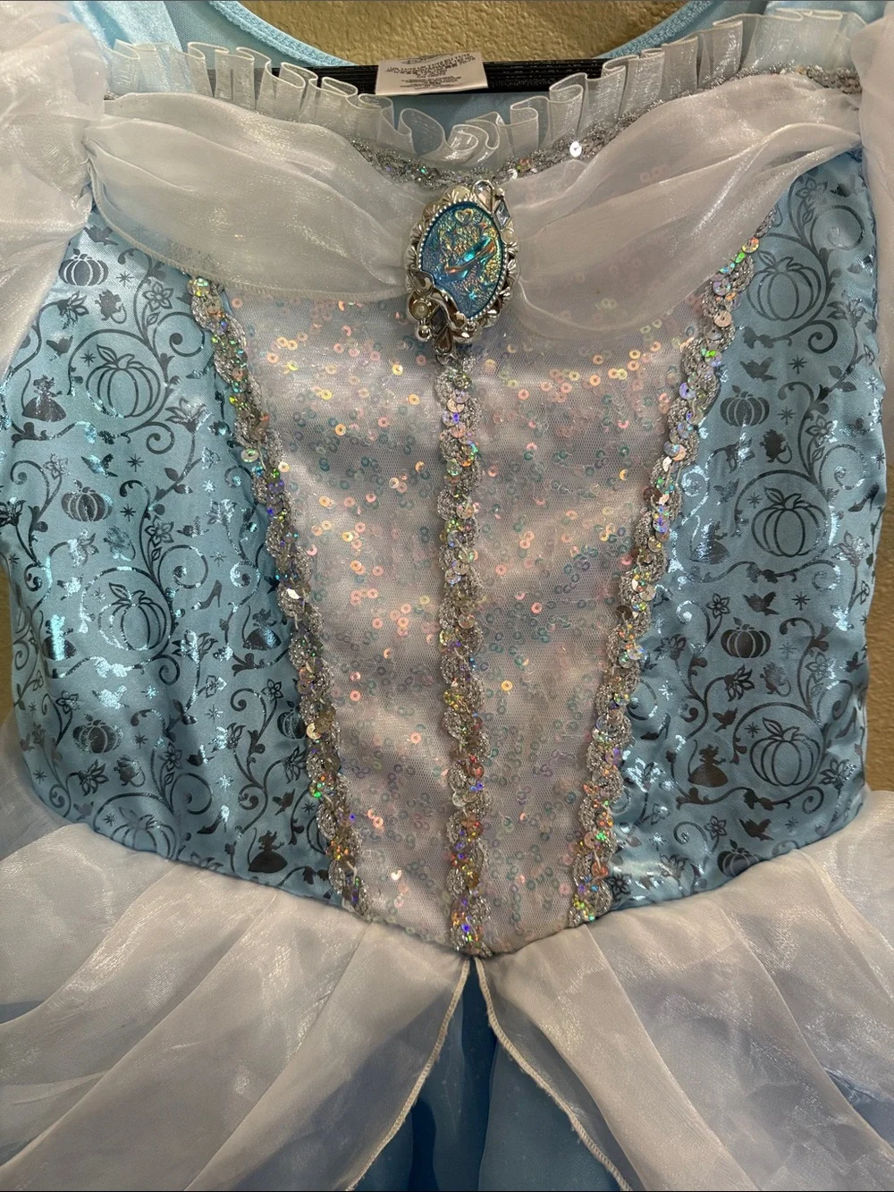Disney Light Cinderella Princess Dress Costume Girls 10